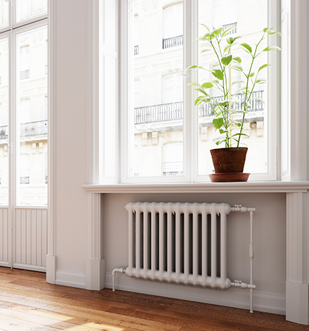 White heat radiator